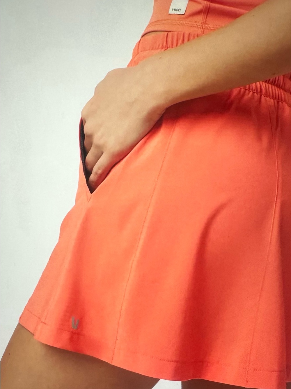 Vuori Clementine Skirt — Size Medium | Orange - Picture 4 of 9